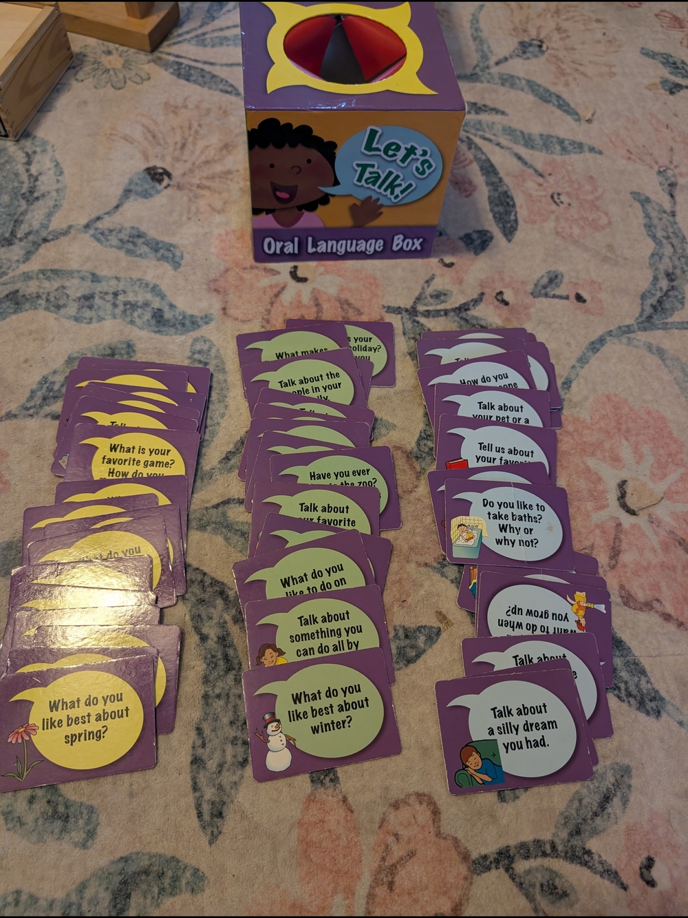 Let's Talk! Vocabulary & Oral Language Box Set - Blue & Purple - Picture 7 of 7